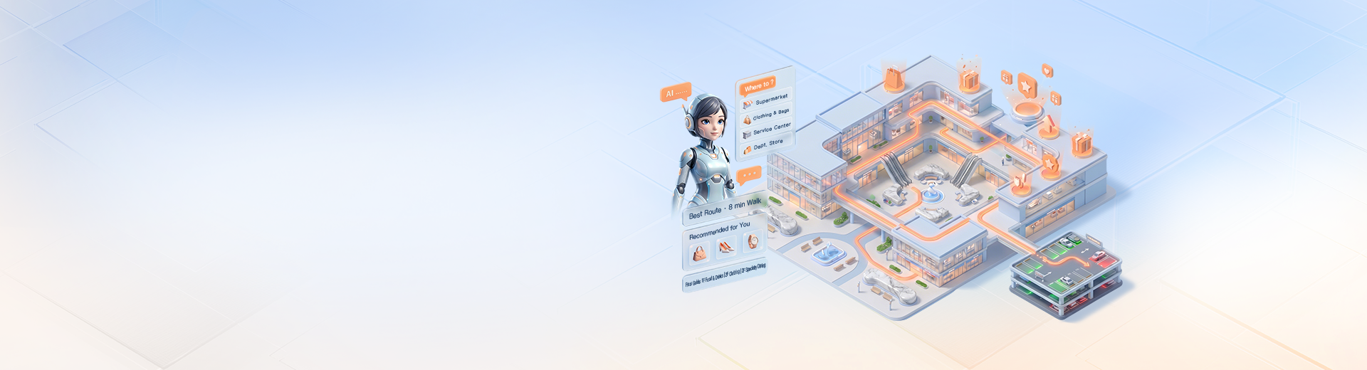 Smart Mall Navigation and Wayfinding System